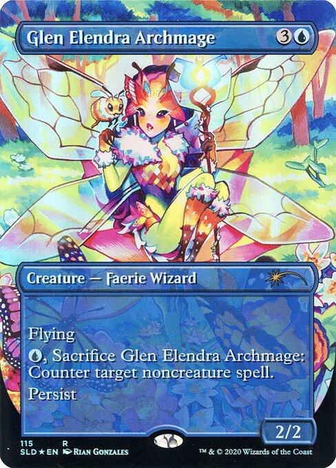 Glen Elendra Archmage (115) [Secret Lair Drop] [Borderless]
