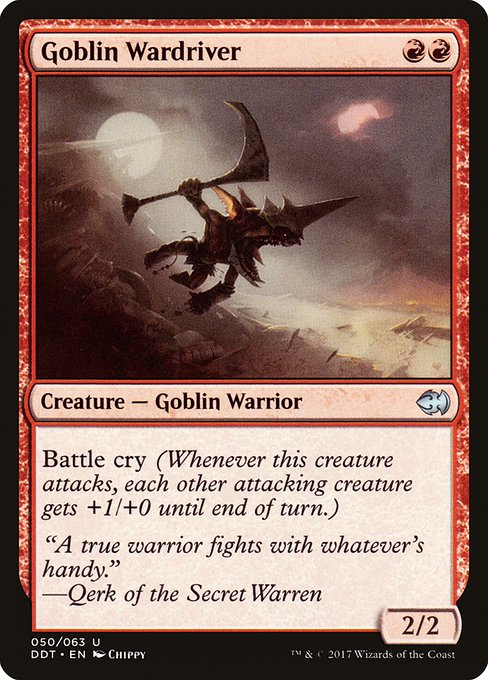 Goblin Wardriver (50) [Duel Decks: Merfolk vs. Goblins]