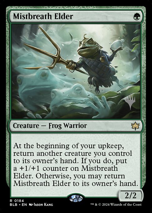 Mistbreath Elder (184p) [Bloomburrow Promos]