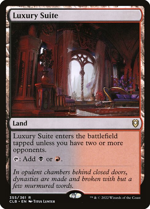 Luxury Suite (355) [Commander Legends: Battle for Baldur's Gate]