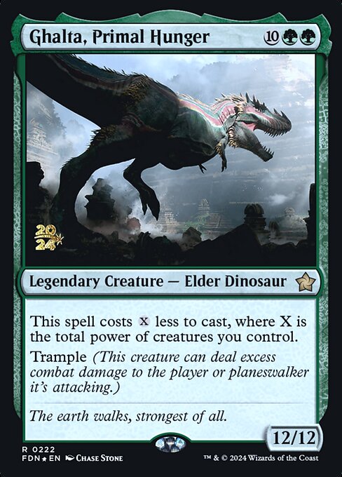 Ghalta, Primal Hunger (222s) [Foundations Promos]