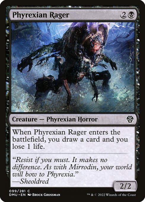 Phyrexian Rager (99) [Dominaria United]