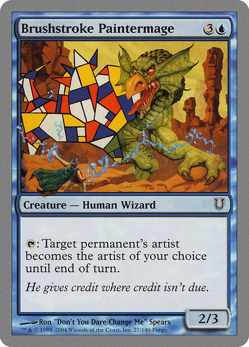 Brushstroke Paintermage (27) [Unhinged]