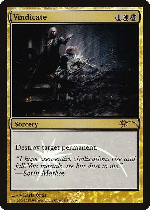 Vindicate (7) [Judge Gift Cards 2013]