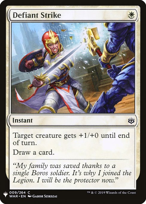Defiant Strike (WAR-9) [The List]