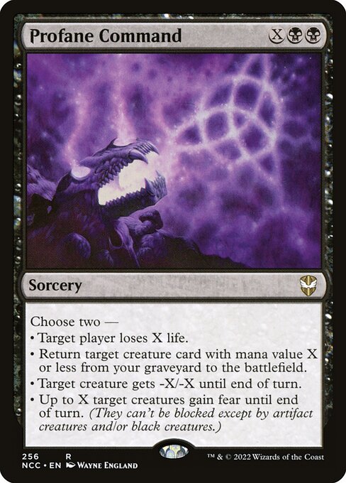 Profane Command (256) [New Capenna Commander]