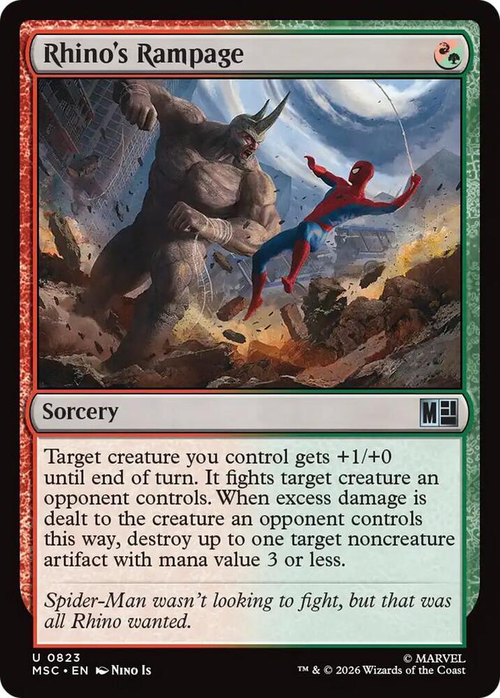 Rhino's Rampage (823) [Marvel Super Heroes Commander]