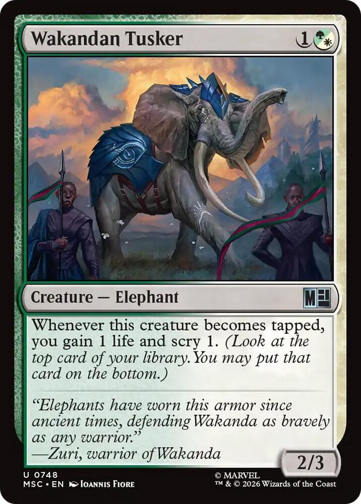 Wakandan Tusker (748) [Marvel Super Heroes Commander]