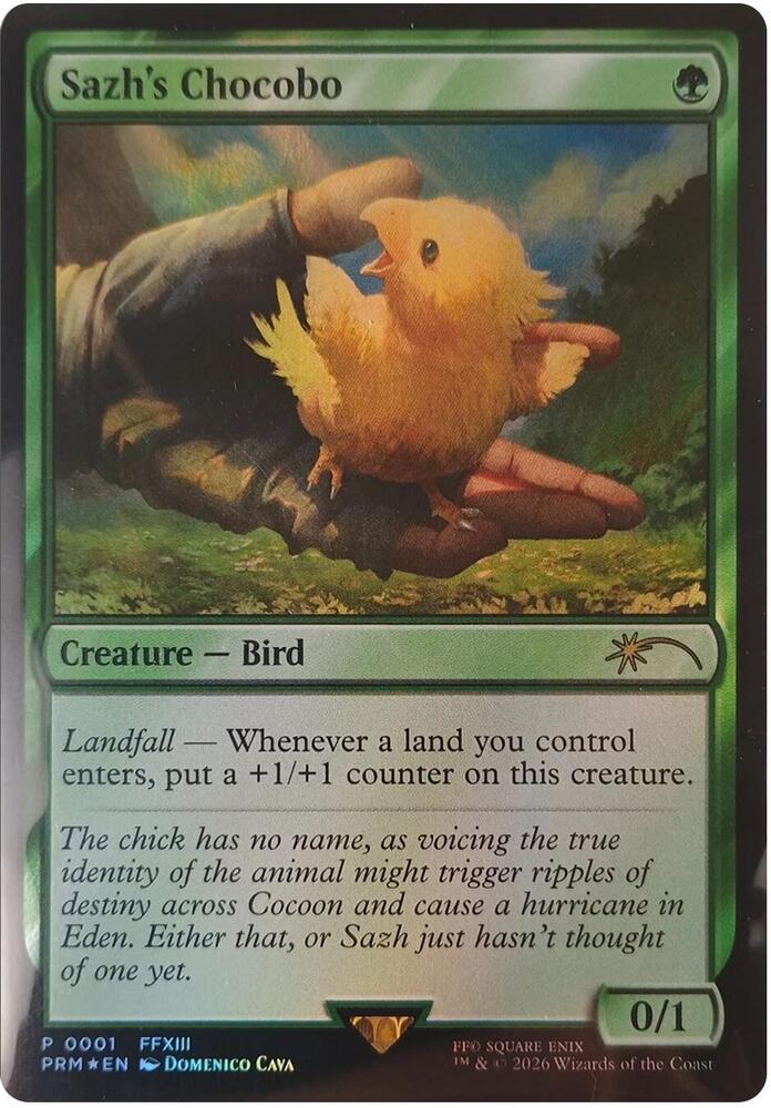 Sazh's Chocobo (1) [Unique and Miscellaneous Promos]