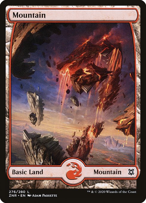 Mountain (276) [Zendikar Rising] [Full Art]