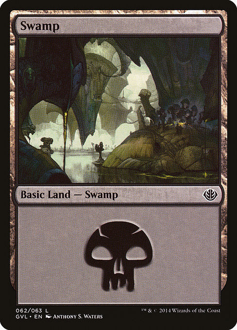 Swamp (62) [Duel Decks Anthology: Garruk vs. Liliana]