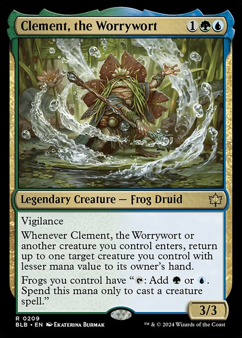 Clement, the Worrywort (209) [Bloomburrow]