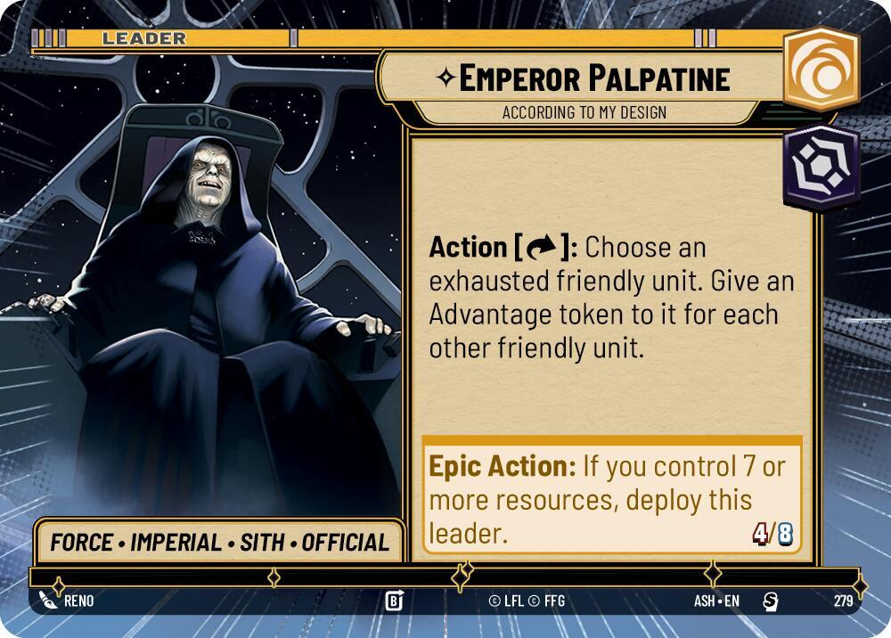 Emperor Palpatine - According to My Design (Hyperspace) (279) [Ashes of the Empire]