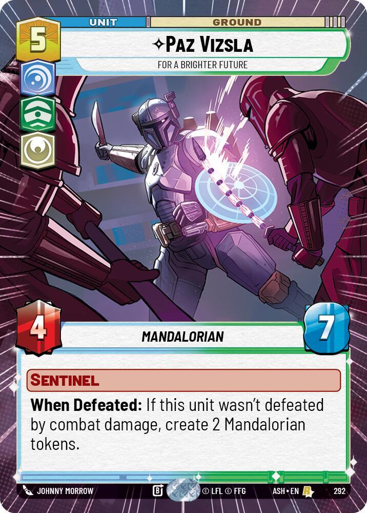 Paz Vizsla - For a Brighter Future (Hyperspace) (292) [Ashes of the Empire]
