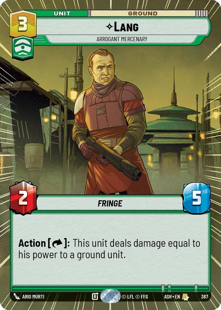 Lang - Arrogant Mercenary (Hyperspace) (387) [Ashes of the Empire]