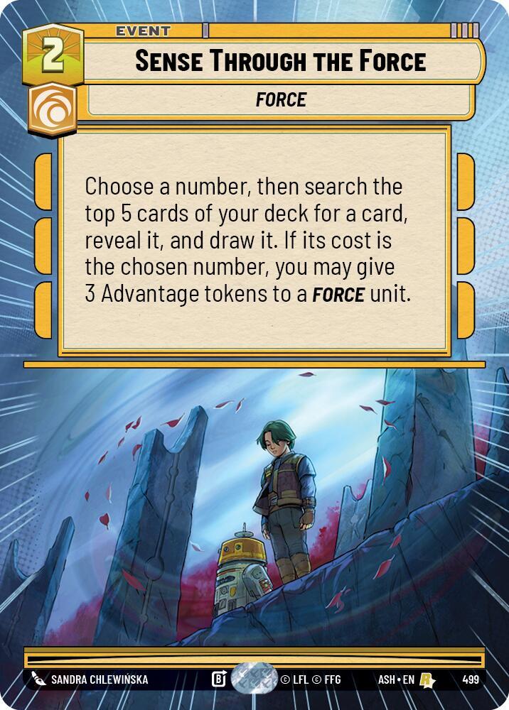 Sense Through the Force (Hyperspace) (499) [Ashes of the Empire]