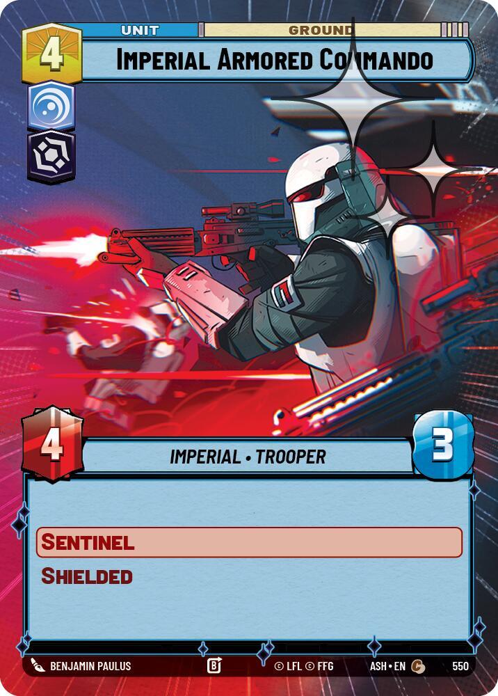 Imperial Armored Commando (Hyperspace Foil) (550) [Ashes of the Empire]