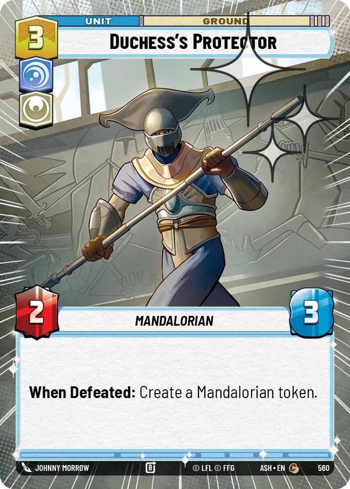 Duchess's Protector (Hyperspace Foil) (560) [Ashes of the Empire]