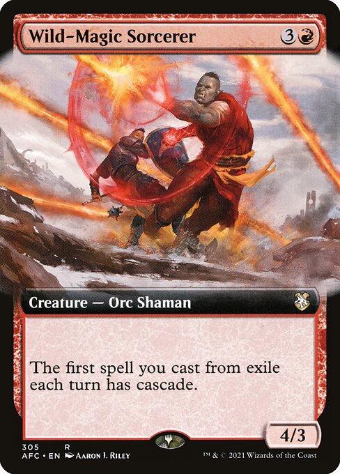 Wild-Magic Sorcerer (305) [Forgotten Realms Commander] [Extended Art]