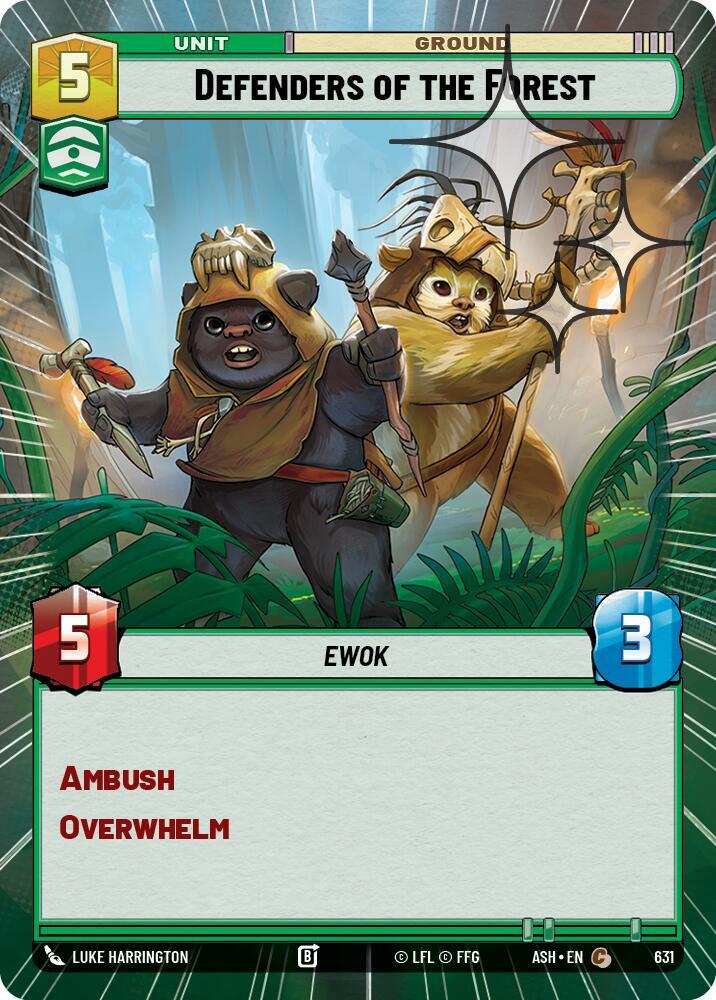 Defenders of the Forest (Hyperspace Foil) (631) [Ashes of the Empire]