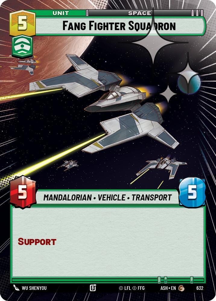 Fang Fighter Squadron (Hyperspace Foil) (632) [Ashes of the Empire]