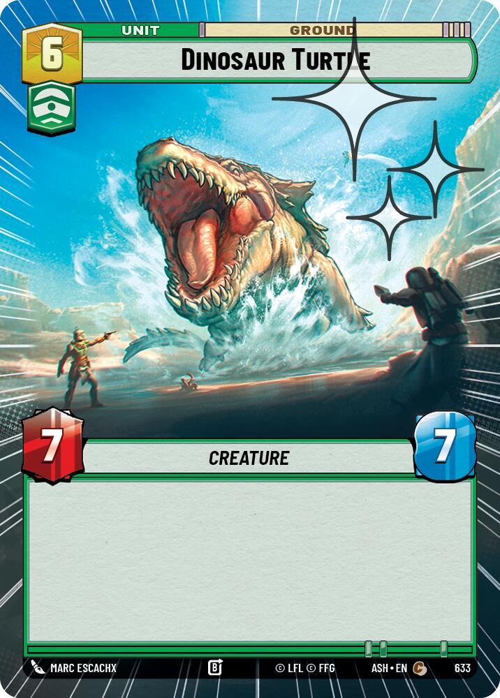 Dinosaur Turtle (Hyperspace Foil) (633) [Ashes of the Empire]