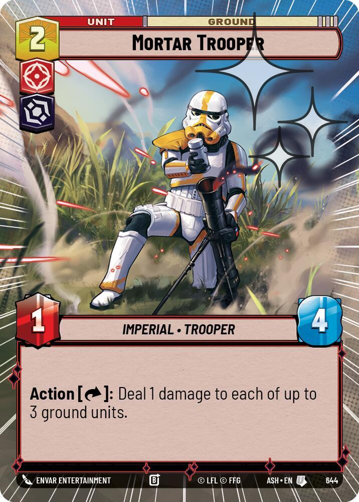 Mortar Trooper (Hyperspace Foil) (644) [Ashes of the Empire]