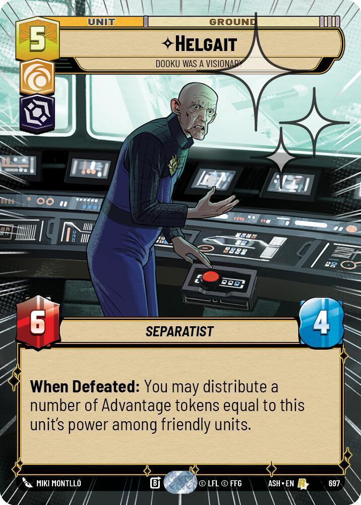 Helgait - Dooku Was a Visionary (Hyperspace Foil) (697) [Ashes of the Empire]