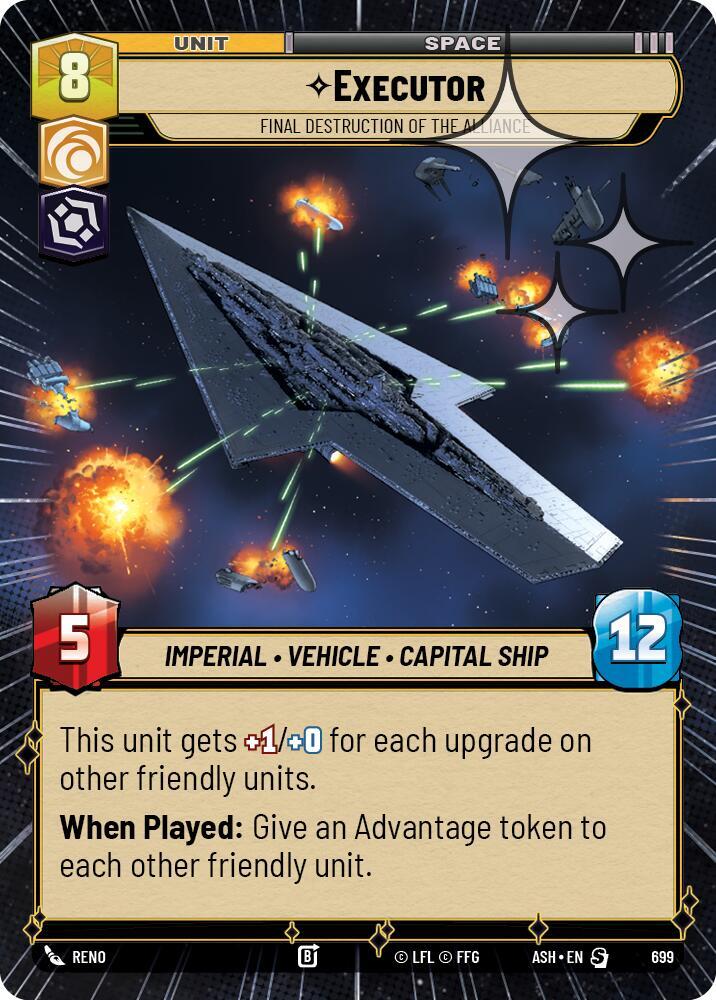 Executor - Final Destruction of the Alliance (Hyperspace Foil) (699) [Ashes of the Empire]