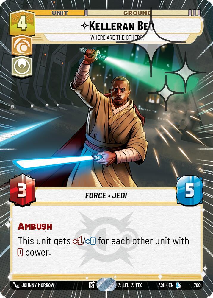 Kelleran Beq - Where are the Others? (Hyperspace Foil) (708) [Ashes of the Empire]