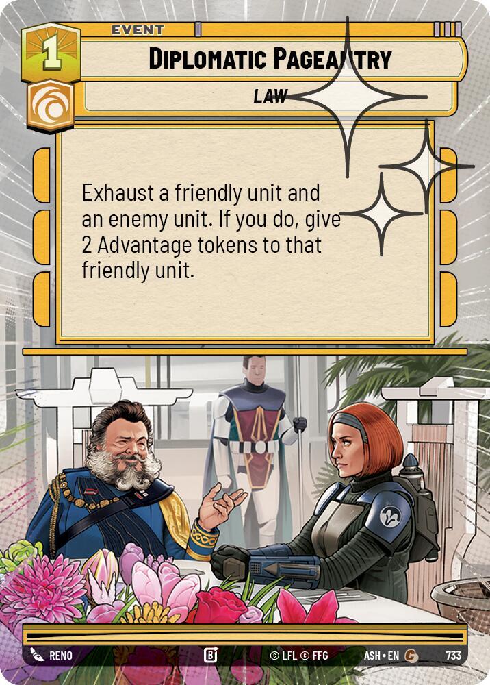 Diplomatic Pageantry (Hyperspace Foil) (733) [Ashes of the Empire]