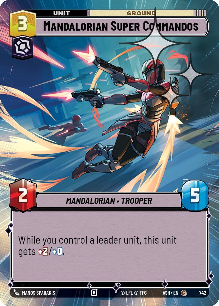 Mandalorian Super Commandos (Hyperspace Foil) (742) [Ashes of the Empire]