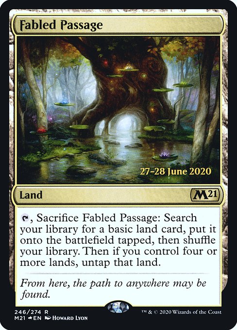 Fabled Passage (246s) [Core Set 2021 Promos]