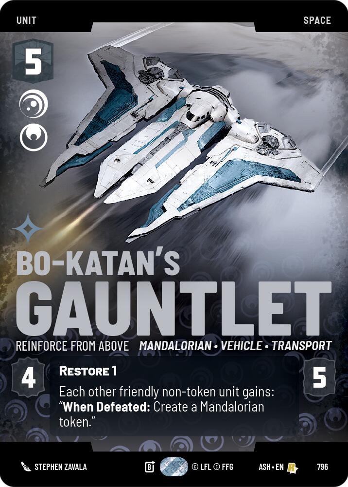 Bo-Katan's Gauntlet - Reinforce from Above (Prestige) (796) [Ashes of the Empire]