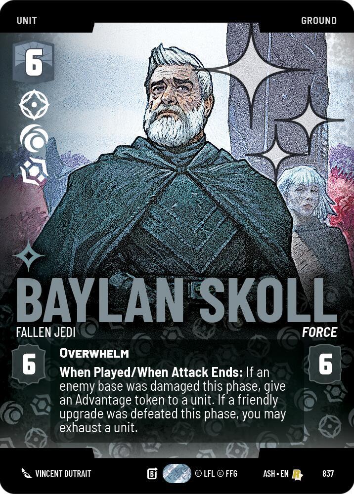 Baylan Skoll - Fallen Jedi (Prestige Foil) (837) [Ashes of the Empire]