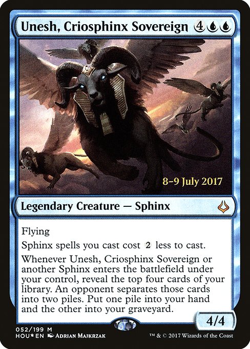 Unesh, Criosphinx Sovereign (52s) [Hour of Devastation Promos]