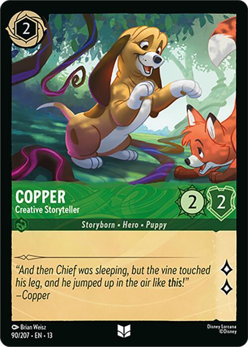 Copper - Creative Storyteller (90/204) [Attack of the Vine!]