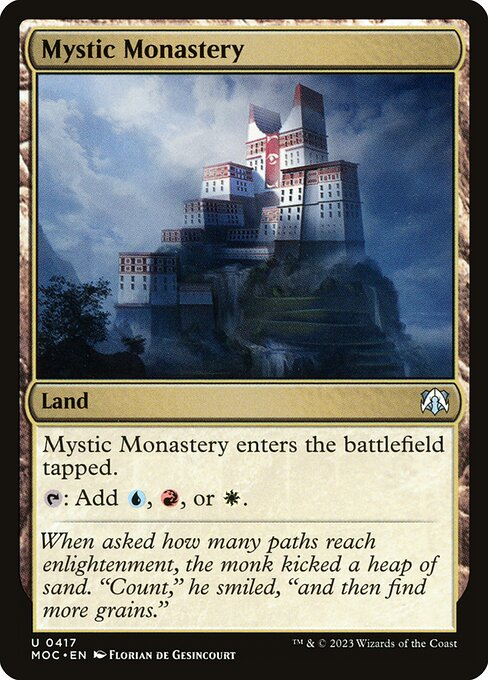 Mystic Monastery (417) [March of the Machine Commander]