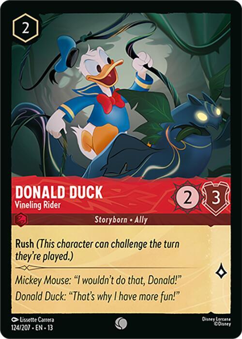 Donald Duck - Vineling Rider (124/204) [Attack of the Vine!]