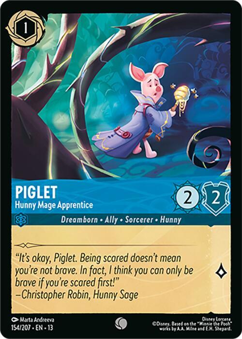 Piglet - Hunny Mage Apprentice (154/204) [Attack of the Vine!]