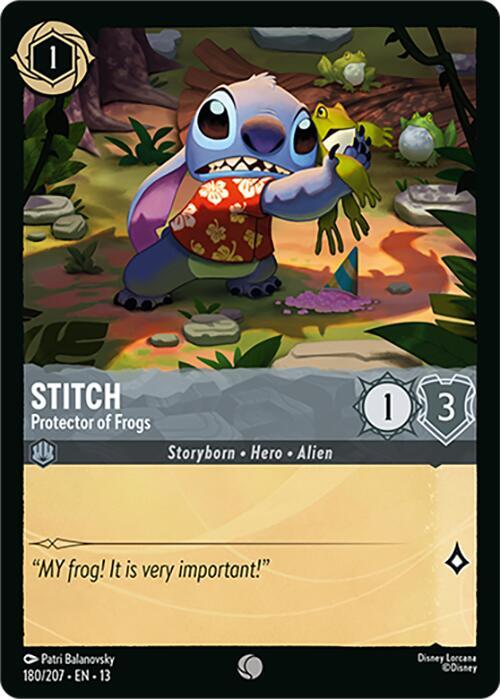 Stitch - Protector of Frogs (180/204) [Attack of the Vine!]