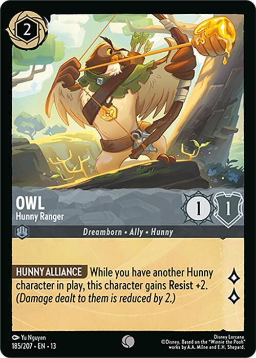 Owl - Hunny Ranger (185/204) [Attack of the Vine!]