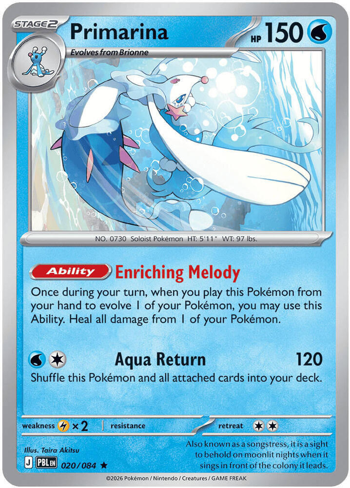 Primarina - 020/084 [ME05: Pitch Black]