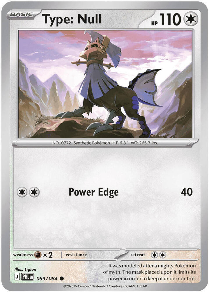 Type: Null (069/084) [ME05: Pitch Black]