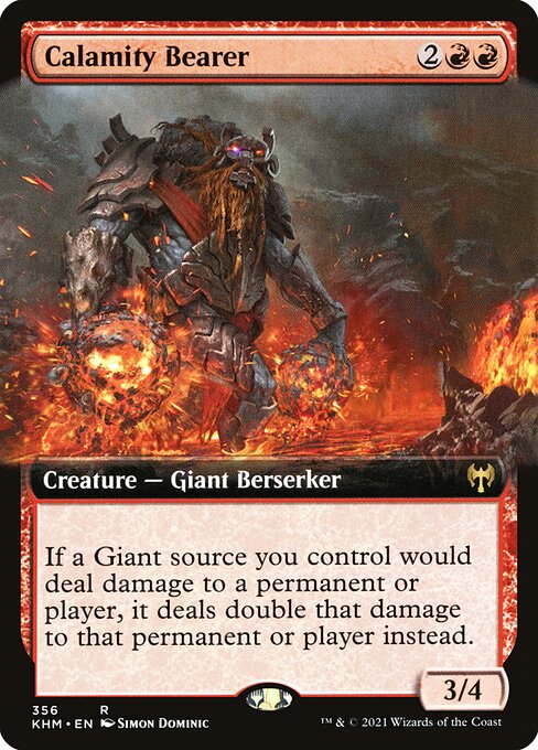 Calamity Bearer (356) [Kaldheim] [Extended Art]