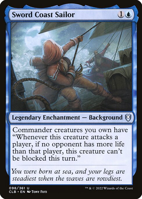 Sword Coast Sailor (98) [Commander Legends: Battle for Baldur's Gate]