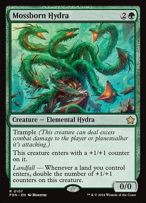 Mossborn Hydra (107) [Foundations]