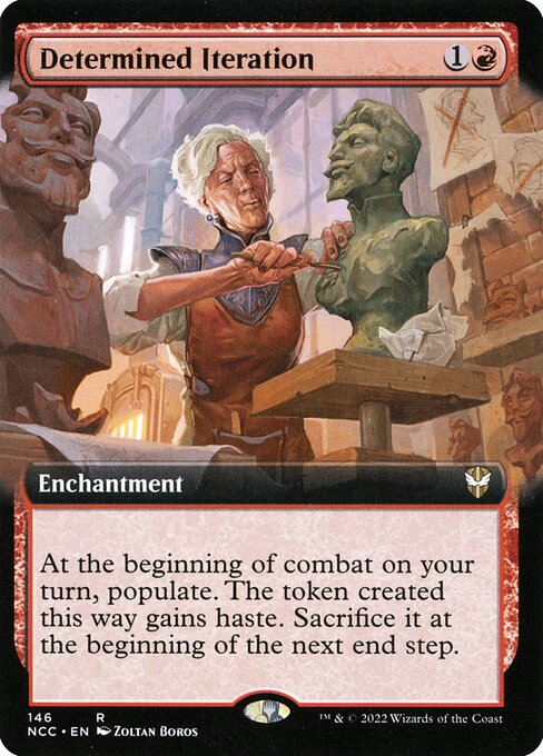 Determined Iteration (146) [New Capenna Commander] [Extended Art]