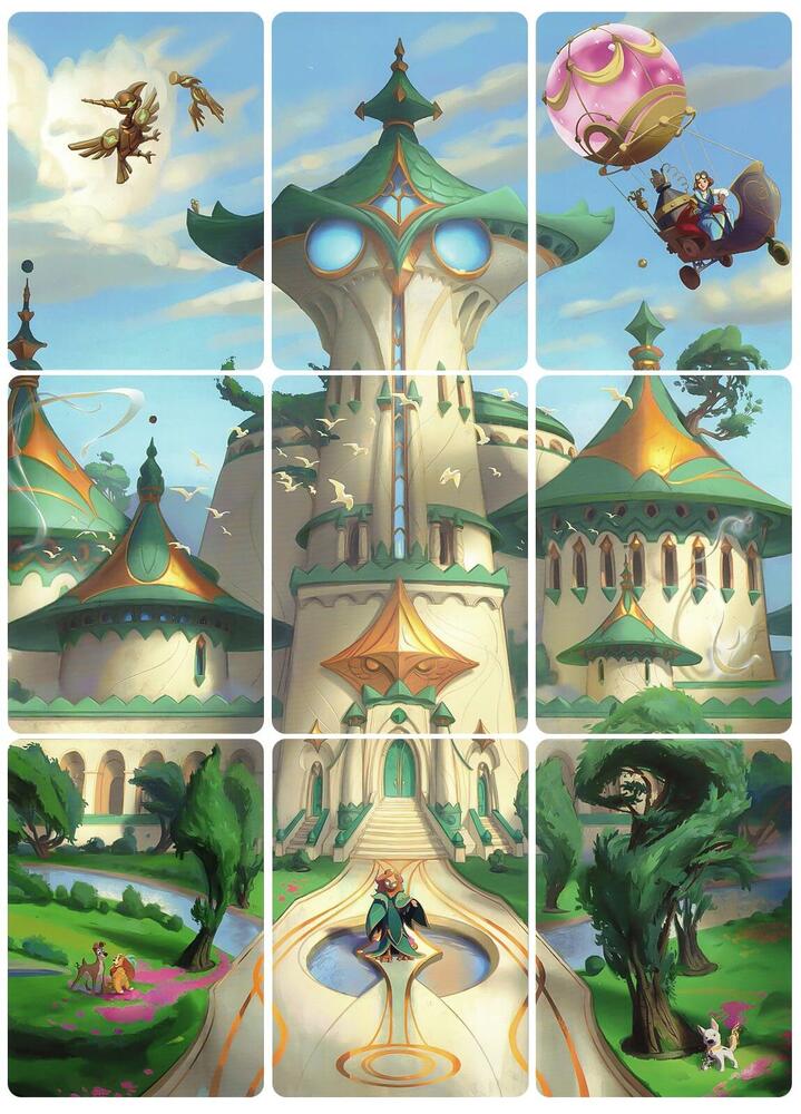 Archazia's Island Puzzle Insert (Set of 9) (Version 1 of 2) [Archazias Island]