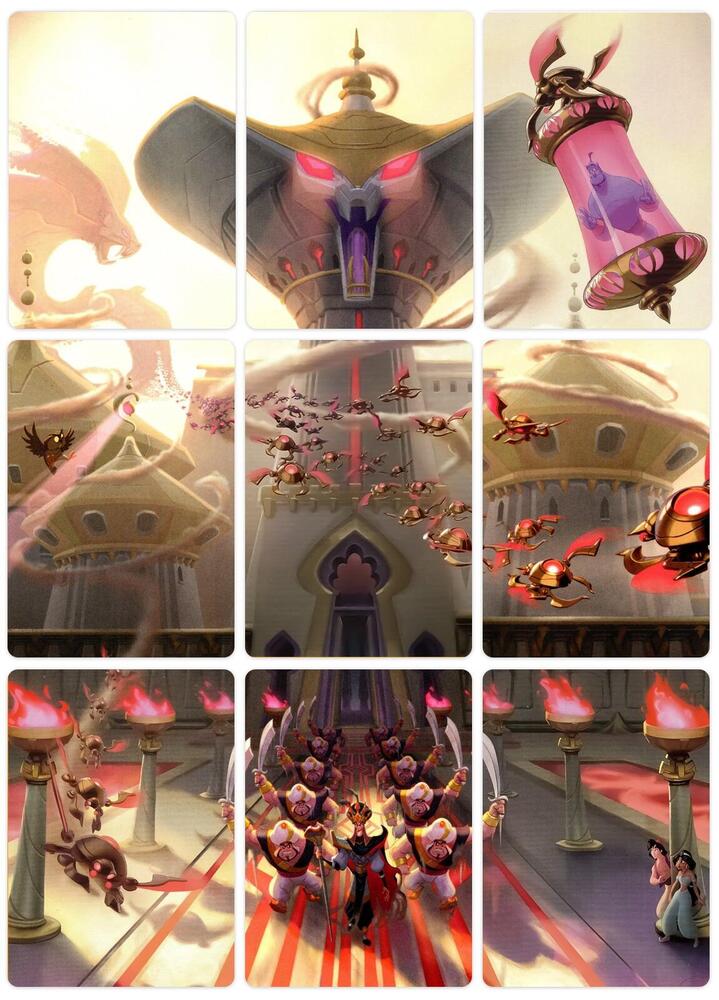 Reign of Jafar Puzzle Insert (Set of 9) (Version 1 of 2) [Reign of Jafar]